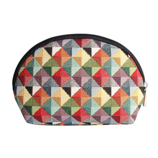 Multi Coloured Triangle - Cosmetic Bag-0