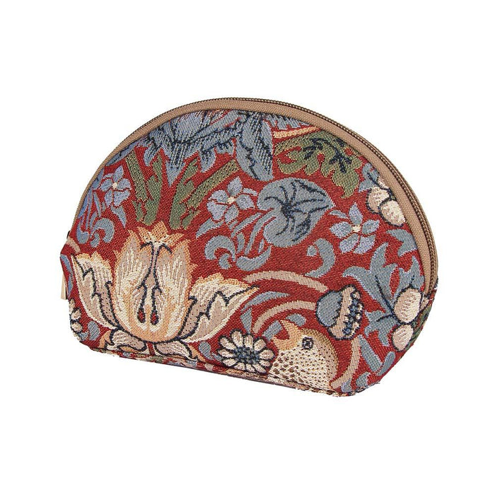 William Morris Strawberry Thief Red - Cosmetic Bag - Love Thy Bargains