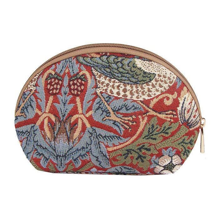 William Morris Strawberry Thief Red - Cosmetic Bag - Love Thy Bargains