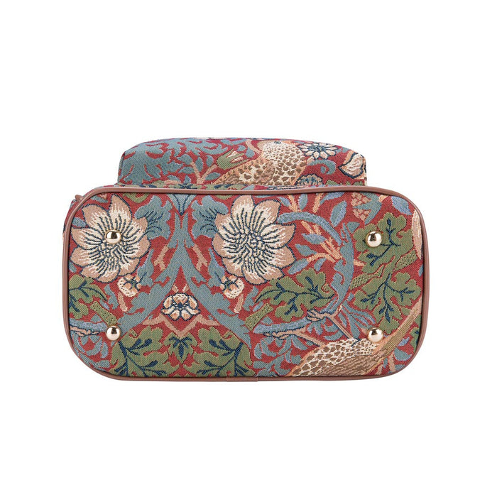 William Morris Strawberry Thief Red - Daypack-4