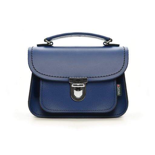 Luna Handmade Leather Bag - Royal Blue-0