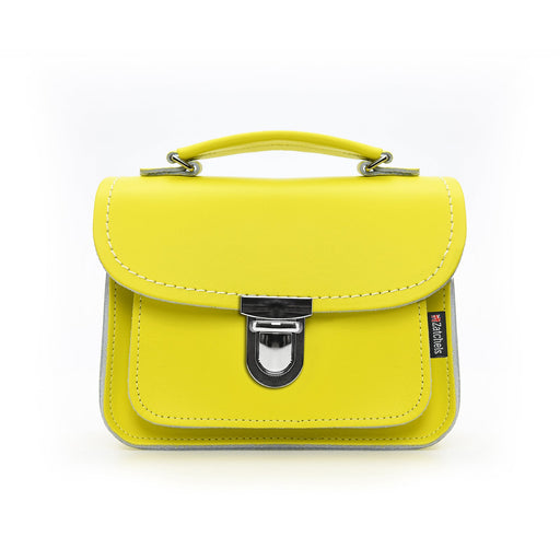 Luna Handmade Leather Bag - Daffodil Yellow-0