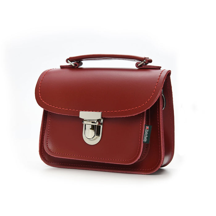 Luna Handmade Leather Bag - Red - Love Thy Bargains