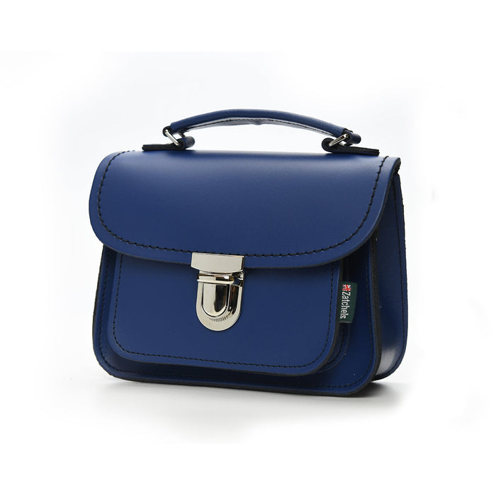 Luna Handmade Leather Bag - Royal Blue-1