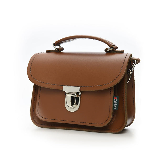 Luna Handmade Leather Bag - Chestnut - Love Thy Bargains