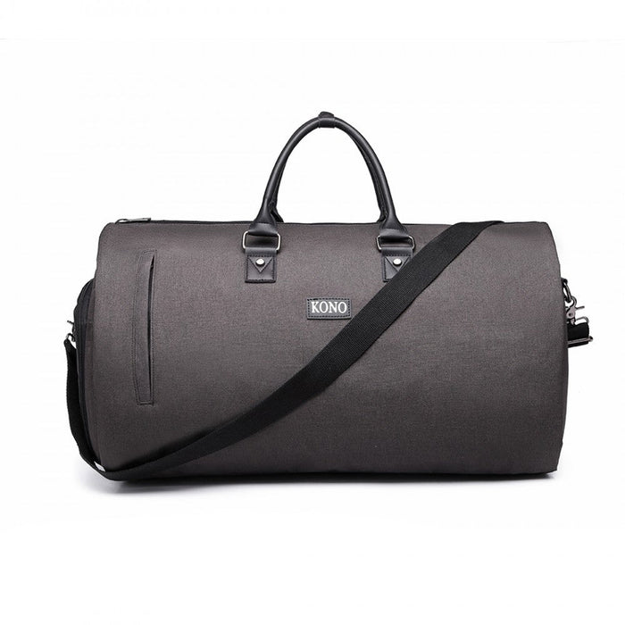 E1918 - Kono Travel Suit Garment Duffel Bag - Grey