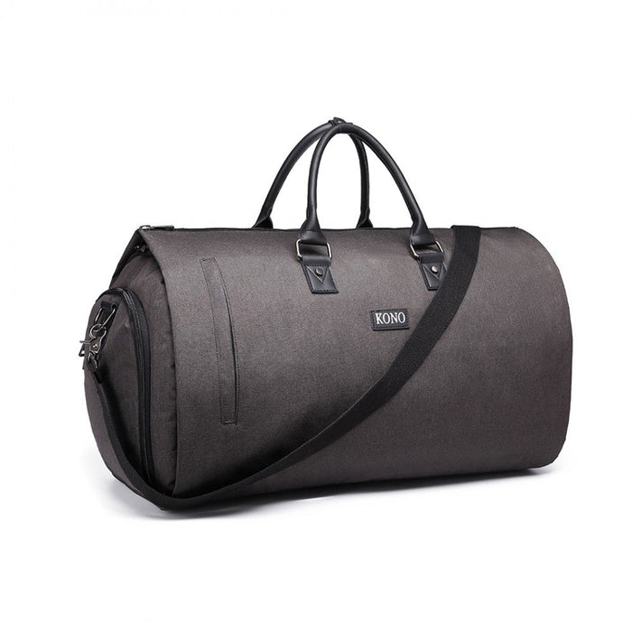 E1918 - Kono Travel Suit Garment Duffel Bag - Grey