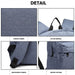 E1930 - Kono Large Functional Basic Backpack - Blue - Image 6