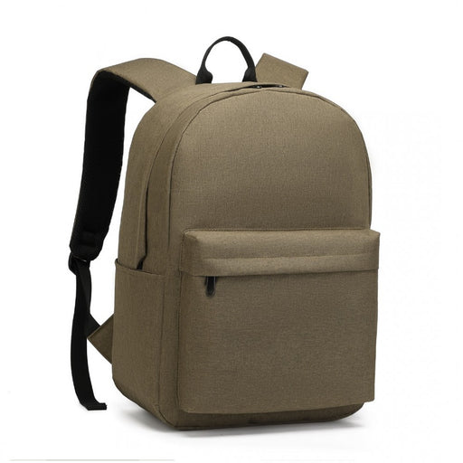 E1930 - Kono Large Functional Basic Backpack - Brown - Image 1