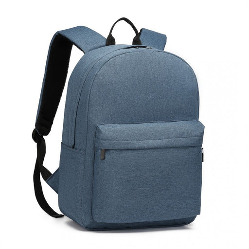E1930 - Kono Large Functional Basic Backpack - Navy - Image 1