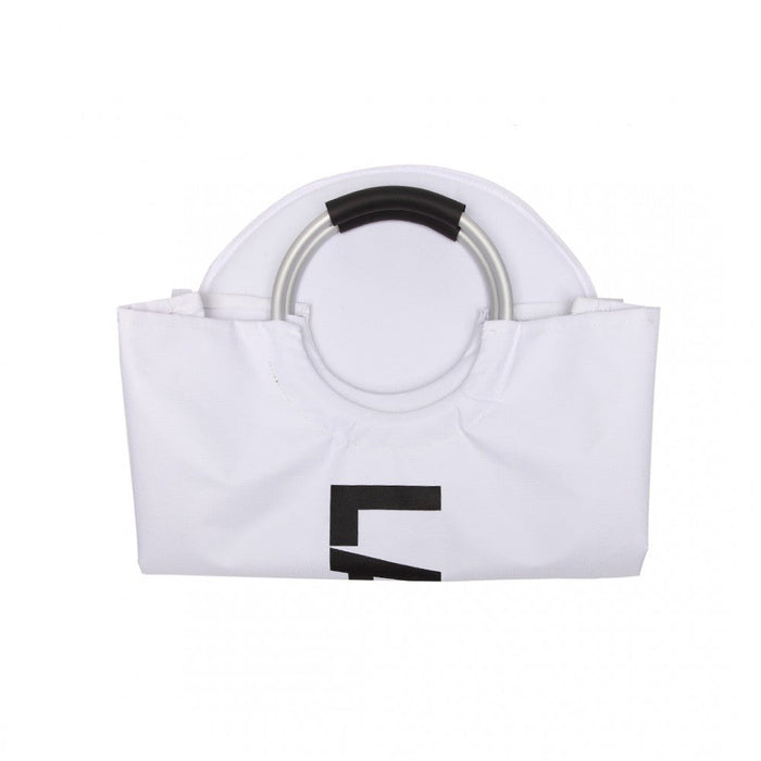 E1952 - Kono Collapsible Fabric Laundry Basket Hamper - Beige