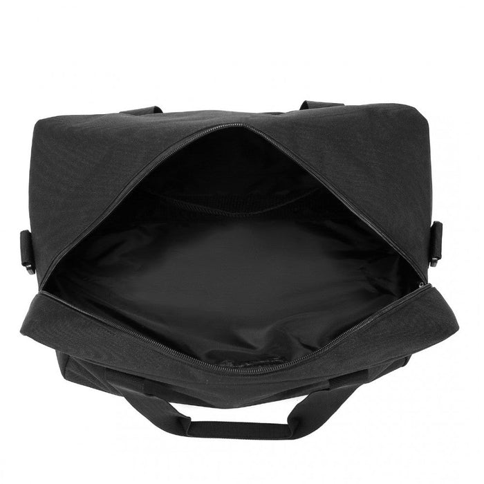 E1960m - Kono Lightweight Multi Purpose Unisex Sports Travel Duffel Bag - Black