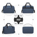 E1960m - Kono Lightweight Multi Purpose Unisex Sports Travel Duffel Bag - Navy - Image 3