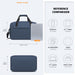 E1960m - Kono Lightweight Multi Purpose Unisex Sports Travel Duffel Bag - Navy - Image 4