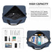 E1960m - Kono Lightweight Multi Purpose Unisex Sports Travel Duffel Bag - Navy - Image 7