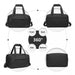 E1960s - Kono Lightweight Multi Purpose Unisex Sports Travel Duffel Bag - Black - Image 3
