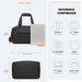 E1960s - Kono Lightweight Multi Purpose Unisex Sports Travel Duffel Bag - Black - Image 4