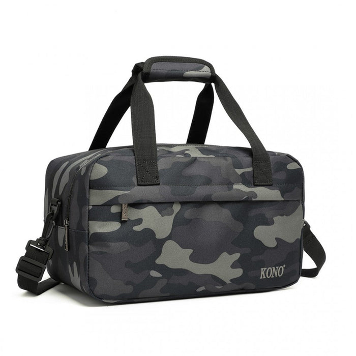 E1960s - Kono Lightweight Multi Purpose Unisex Sports Travel Duffel Bag - Camouflage