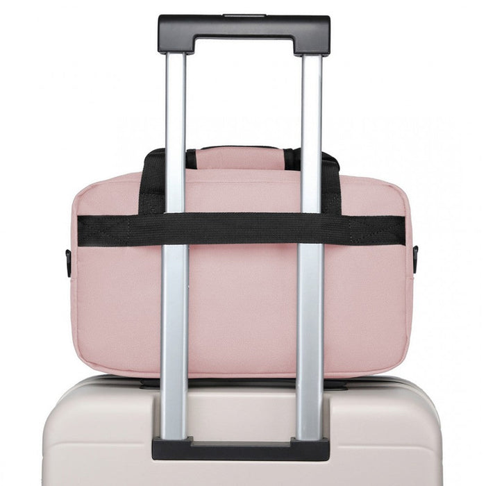 E1960s - Kono Lightweight Multi Purpose Unisex Sports Travel Duffel Bag - Pink