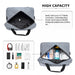 E1960s - Kono Lightweight Multi Purpose Unisex Sports Travel Duffel Bag - Light Grey - Image 7
