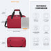 E2016s - Kono Structured Travel Duffle Bag - Burgundy - Image 4