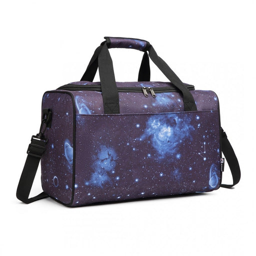 E2016s - Kono Structured Travel Duffle Bag - Galaxy Blue - Image 1
