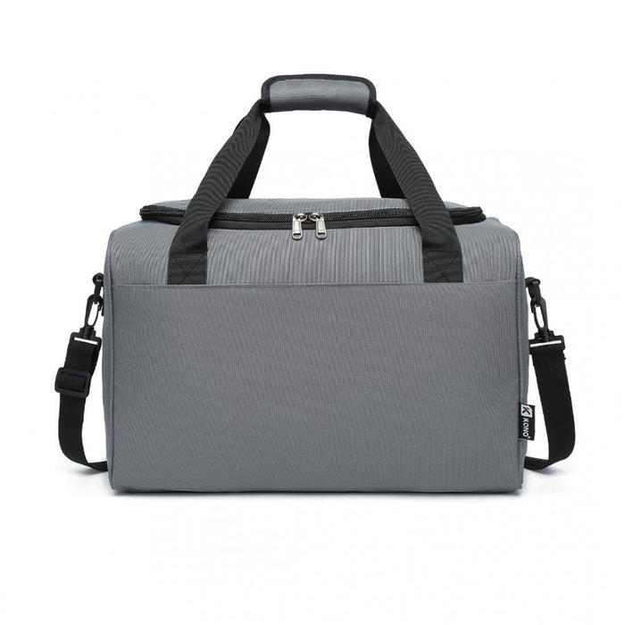 E2016s - Kono Structured Travel Duffle Bag - Grey