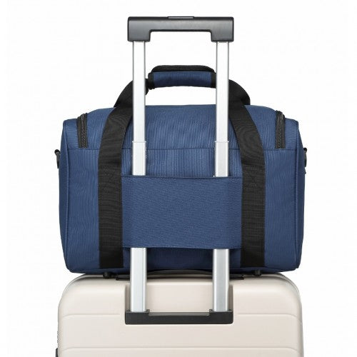 E2016s - Kono Structured Travel Duffle Bag - Navy