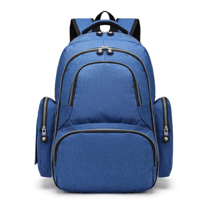 E6706 - Kono Large Capacity Multi Function Baby Diaper Backpack Blue