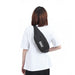 Ea2136 - Kono Lightweight Fashion Sports Bum Bag For Men And Women - Black - Image 11