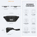 Ea2136 - Kono Lightweight Fashion Sports Bum Bag For Men And Women - Black - Image 4