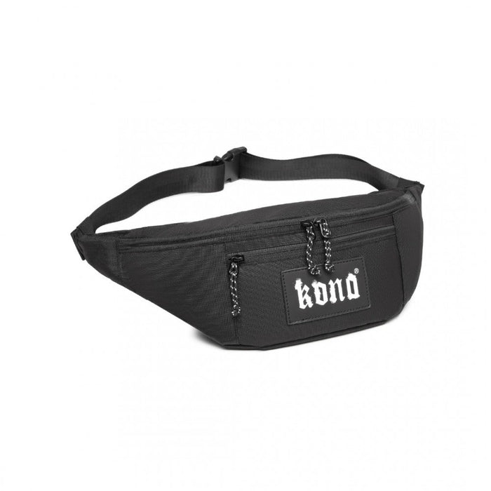 Ea2136 - Kono Lightweight Fashion Sports Bum Bag For Men And Women - Black