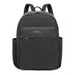 Eb2234 - Kono Canvas Lightweight Casual School Backpack - Black - Image 1