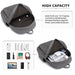 Eb2234 - Kono Canvas Lightweight Casual School Backpack - Grey - Image 6