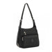 Eh2063 - Kono Three Way Multipurpose Casual Shoulder Bag With Double Zippers - Black - Image 1