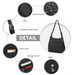 Eh2063 - Kono Three Way Multipurpose Casual Shoulder Bag With Double Zippers - Black - Image 6