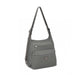 Eh2063 - Kono Three Way Multipurpose Casual Shoulder Bag With Double Zippers - Grey - Image 1