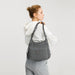 Eh2063 - Kono Three Way Multipurpose Casual Shoulder Bag With Double Zippers - Black - Image 9