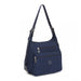 Eh2063 - Kono Three Way Multipurpose Casual Shoulder Bag With Double Zippers - Navy - Image 1