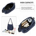 Eh2063 - Kono Three Way Multipurpose Casual Shoulder Bag With Double Zippers - Navy - Image 7