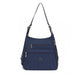Eh2063 - Kono Three Way Multipurpose Casual Shoulder Bag With Double Zippers - Navy - Image 2