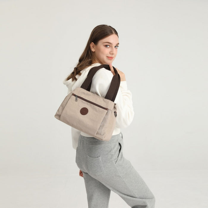 Eh2239 - Kono Waterproof Multi-functional Handbag Cross Body Bag - Grey - Image 8