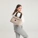 Eh2239 - Kono Waterproof Multi-functional Handbag Cross Body Bag - Grey - Image 8