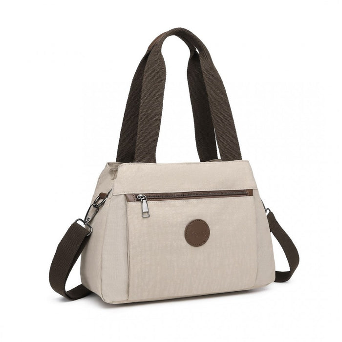Eh2239 - Kono Waterproof Multi-functional Handbag Cross Body Bag - Grey - Image 1