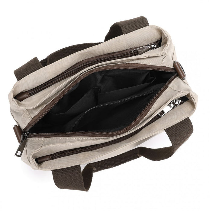 Eh2239 - Kono Waterproof Multi-functional Handbag Cross Body Bag - Grey - Image 7
