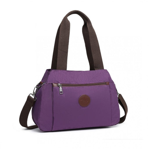 Eh2239 - Kono Waterproof Multi-functional Handbag Cross Body Bag - Grey - Image 1