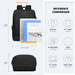 Em2111 - Kono Multi-compartment Backpack With Usb Port - Black - Image 3