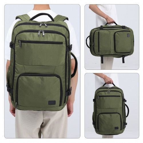 Em2207 - Sac à dos de voyage portable multifonctionnel Kono - Sac à bagages de cabine - Vert