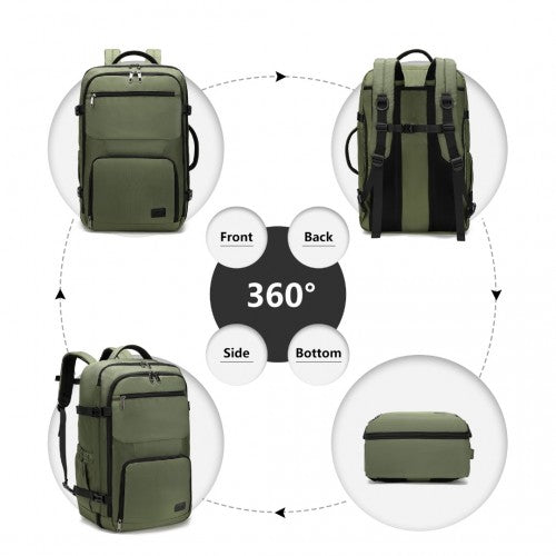 Em2207 - Sac à dos de voyage portable multifonctionnel Kono - Sac à bagages de cabine - Vert