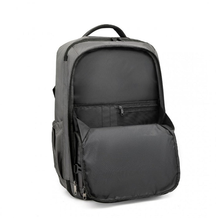 Em2207 - Kono Multifunctional Portable Travel Backpack Cabin Luggage Bag - Grey
